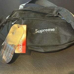 Black Supreme Waist Bag Fanny Pack SS18 Unisex